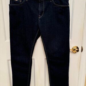 Boss Hugo Boss Men's Stretch, Jeans, Indigo Blue, Size 36X28 1/2.